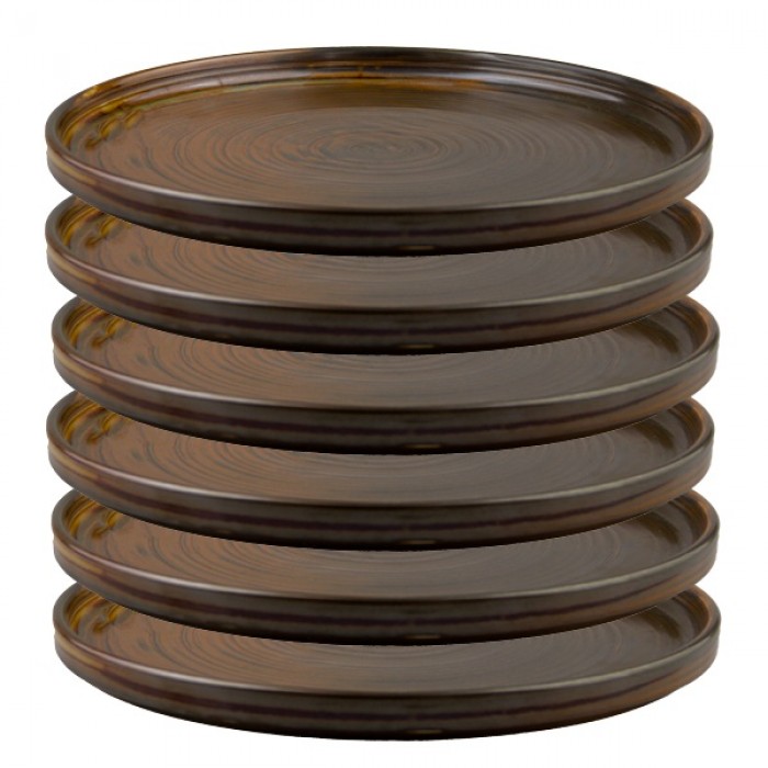 Farfurie portelan CULINARO INDY cu margine inaltata 18cm