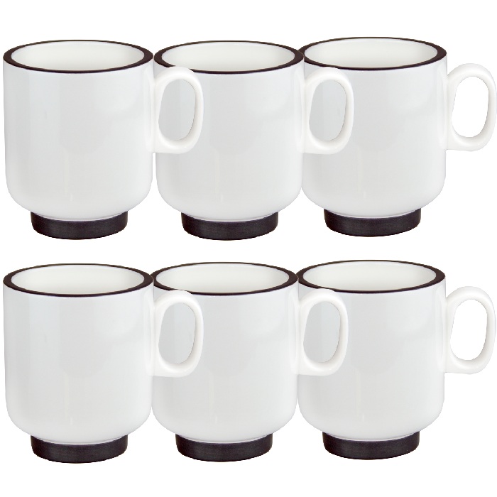 Cana MUG portelan HELLA WHITE 400ml alba