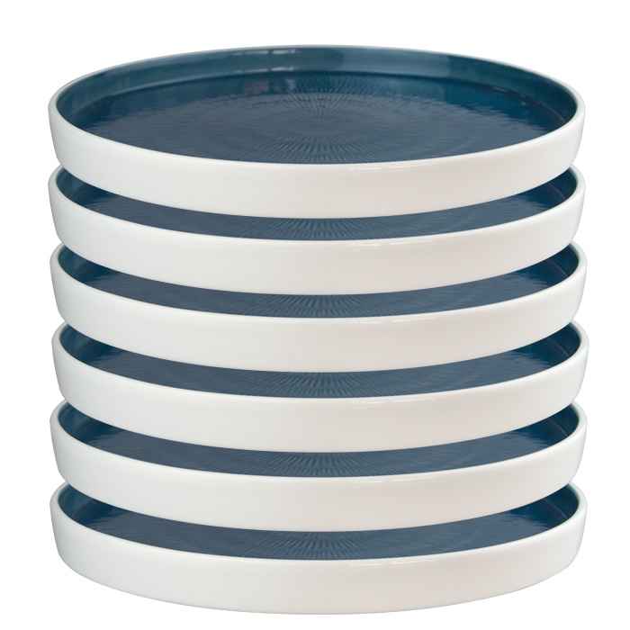 Farfurie portelan HELLA STEEL BLUE D28cm