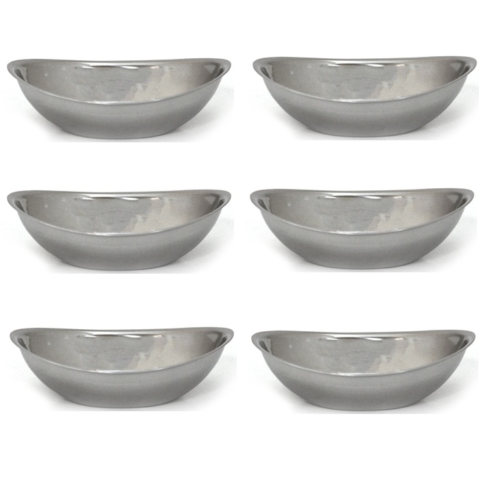 Bol inox oval RAKI 10,5x7,5xh3cm