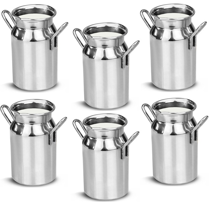 Sosiera inox tip bidon RAKI D4,5xh8cm