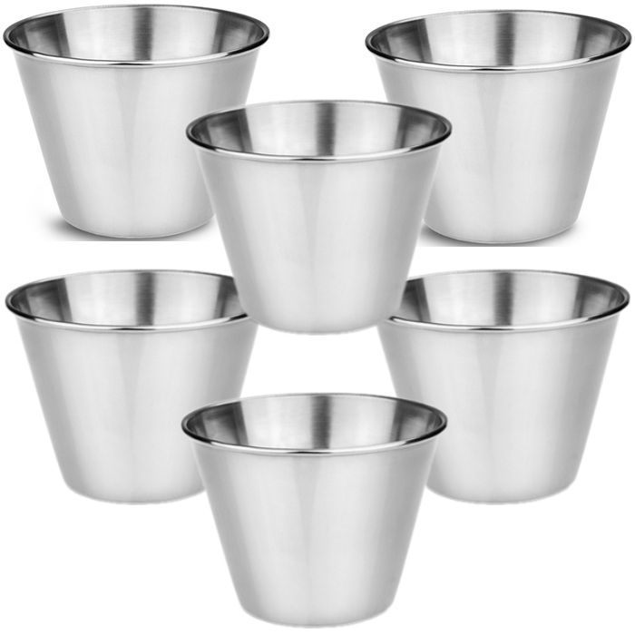 Bol inox RAKI 200ml conic D8xh5,5cm