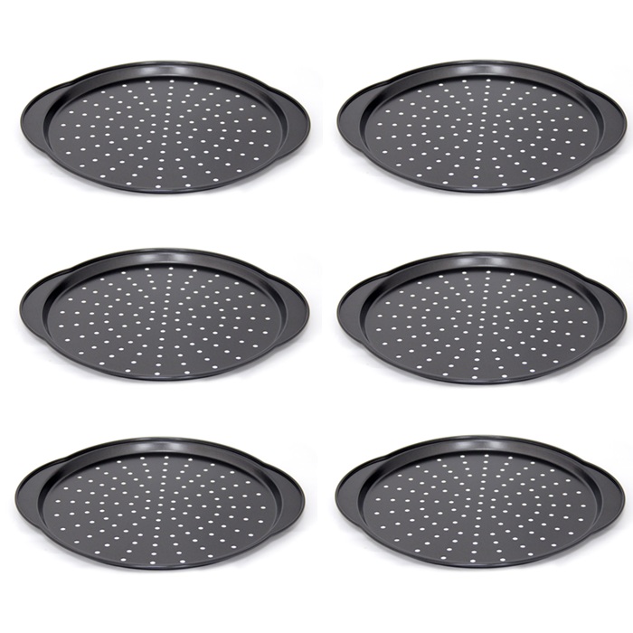 Tava perforata pentru pizza RAKI 36xh2cm