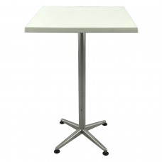 Masa patrata bar interior/exterior 80x80xh107cm Raki Uni Art blat werzalit si picior metalic clasic gri h105