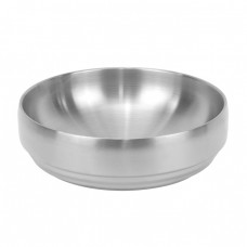 Bol cu pereti dubli Vintage Silver 24xh8,8cm,inox