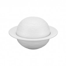 Bol pentru prezentare cu capac Culinaro Atlas White 16xh10cm
