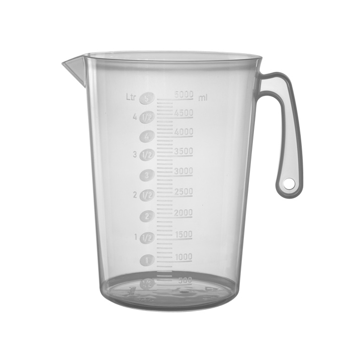 Cana gradata plastic Raki 19xh26cm,5000ml