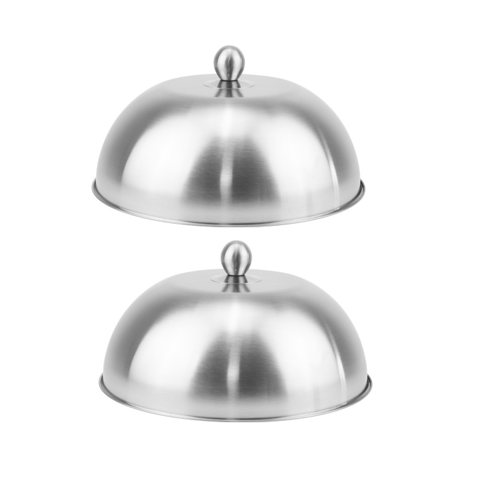 Capac Sydney pentru servire camera hotel,room service 28xh15cm,inox,argintiu