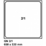 GN 2/1 - 650x530 mm