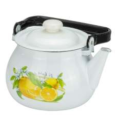 Ceainic LEMON otel carbon,emailat   3,5L  otel carbon 