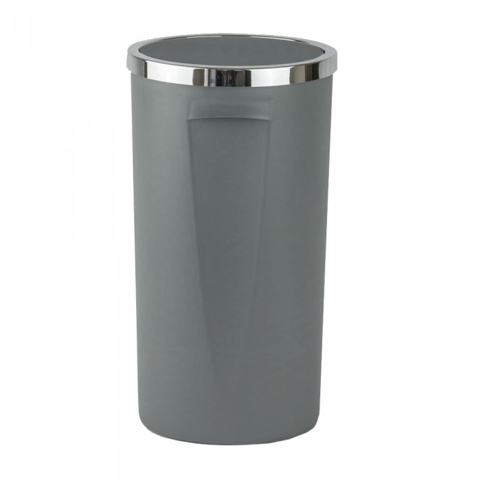 Cos de baie pentru rufe murdare Lenox 35litri,30xh56cm,gri