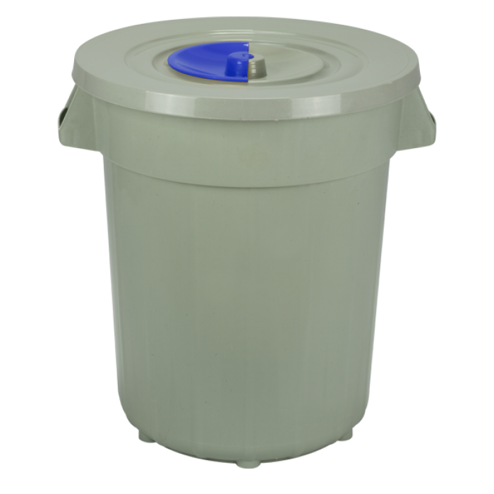 Cos gunoi 120lt 57x65cm,capac albastru