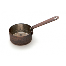 Mini cratita cu relief CULINARO ANTIQUE, D6xh3cm, 80ml, pentru sosuri, din inox cu strat cupru