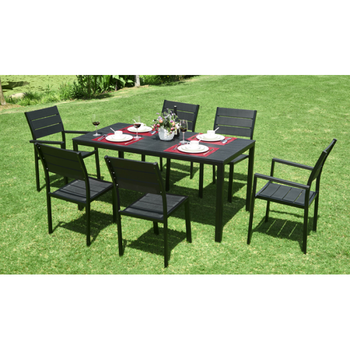 Masa dreptunghiulara gradina/terasa CULINARO 156x78xH74cm maro