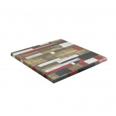 Blat de masa patrat RAKI 70x70cm Werzalit Redden Wood grosime 20mm