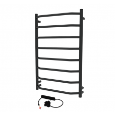 Calorifer portprosop electric ELNA TRAPEZIUM 8, negru, 130W, 810x530x135mm