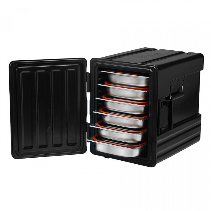 Termobox transport tavi gastronorm GN 1/1 RAKI, 45x62,5xh57cm, RAKI, gri