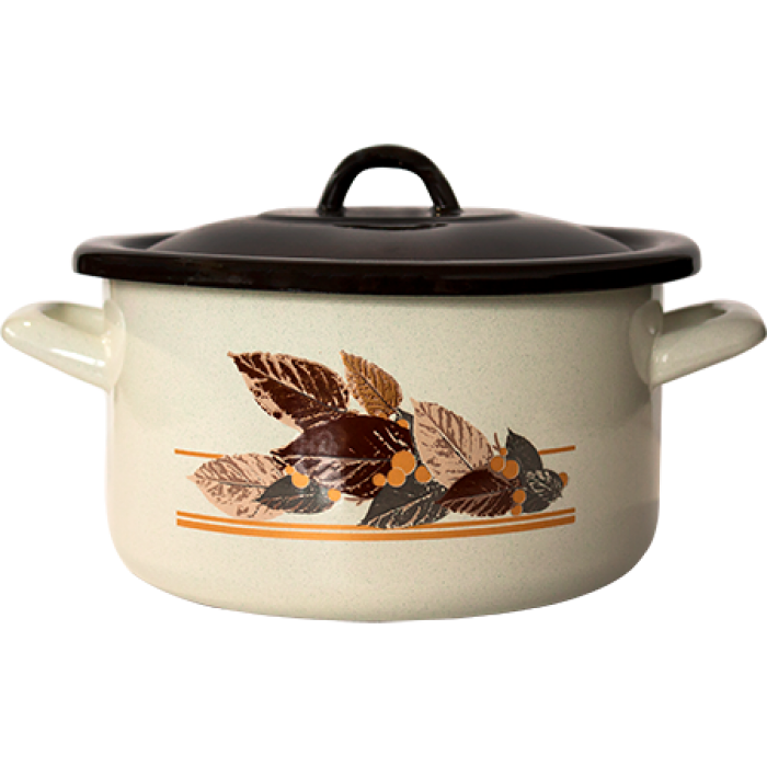 Cratita emailata cu capac RAKI Esen 24cm 5,7lt