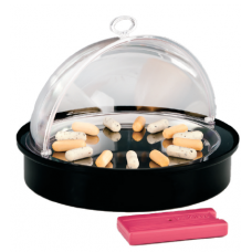 Display cu racire D42cm cu capac roll top RAKI, policarbonat