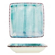 Farfurie patrata supa GURAL colectia TURQUOISE 19x19cm MN0180476