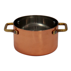 Mini oala ILSA, D10xh6cm, 480ml, inox cu strat cupru