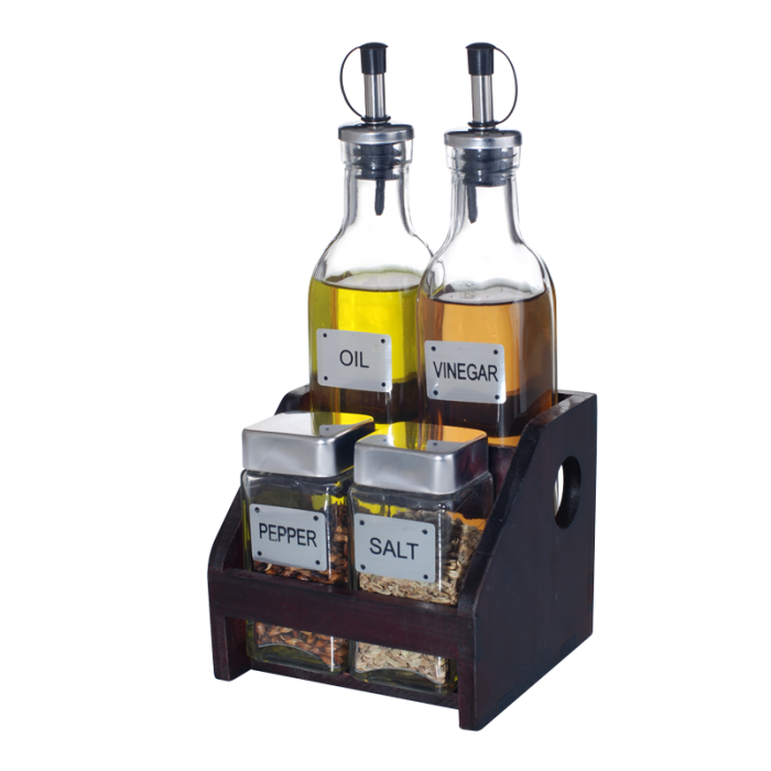 Oliviera 4 piese cu suport lemn MN010626