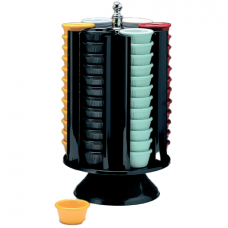 Suport rotativ policarbonat RAKI, D30xh46cm pentru boluri ramekin
