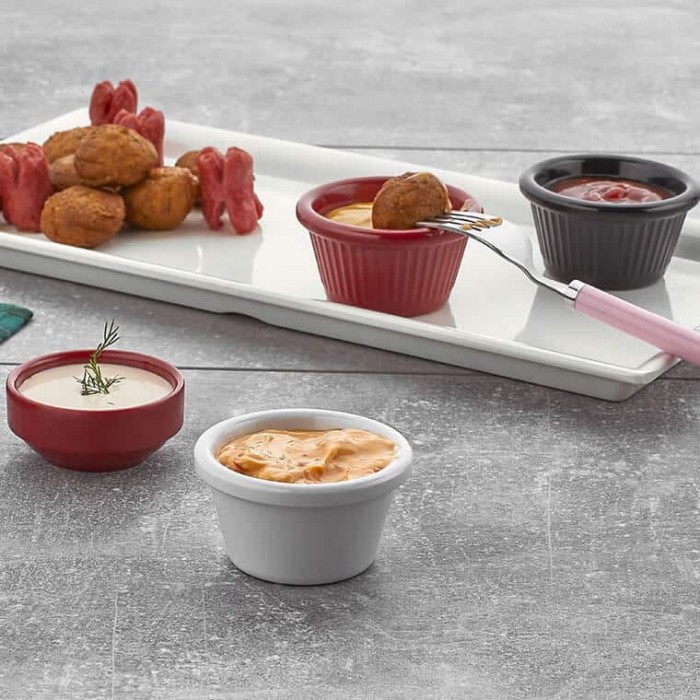 Ramekin melamina RAKI, D7xh4cm, 60ml, alb