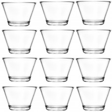 Set 12 boluri sticla NADIR POLI, 170ml, D8,8xh5,8cm