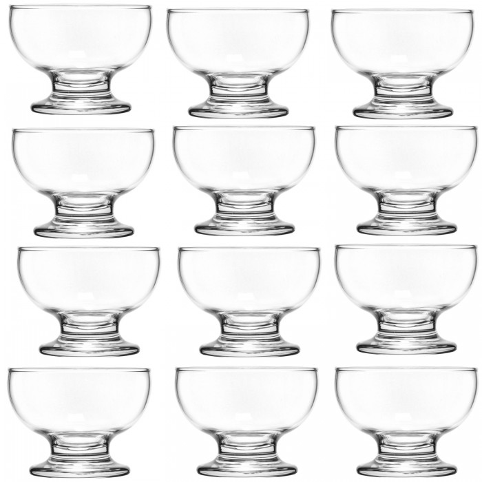 Set 12 cupe desert NADIR PAULISTA, 220ml, D9,4xh7cm, sticla