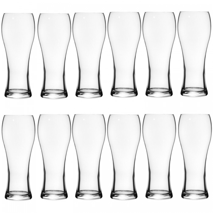 Set 12 pahare bere NADIR JOINVILLE, 680ml, D8,9xh22cm, sticla