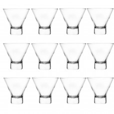 Set 12 pahare cocktail NADIR ILHABELA, 180ml, D9xh8,6cm, sticla