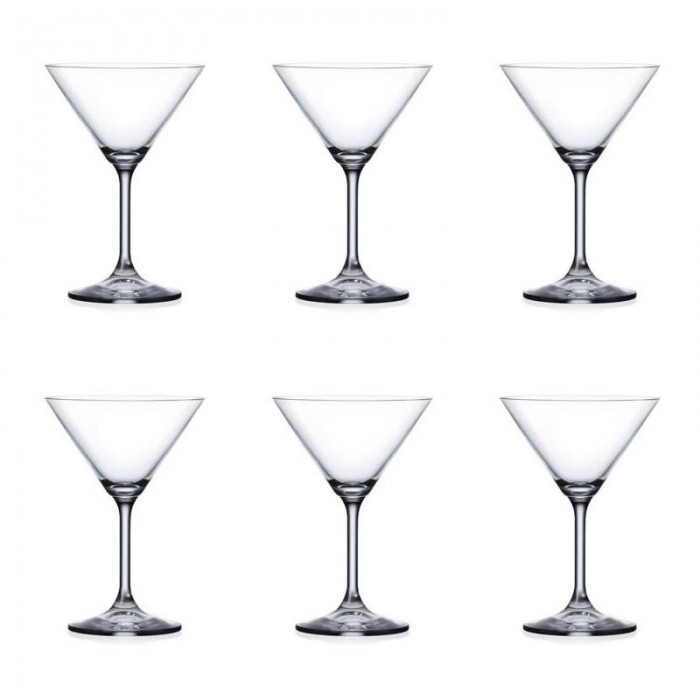 Set 6 pahare pentru Martini BOHEMIA CRYSTAL SPECIALS, 280ml