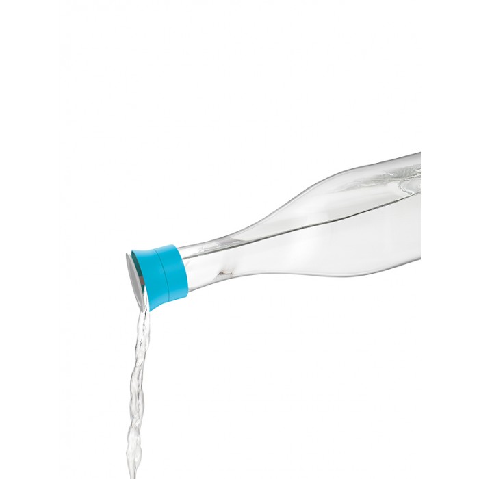 Sticla cu capac 1l RAKI Gala, din sticla transparenta, diferite decoruri si culori