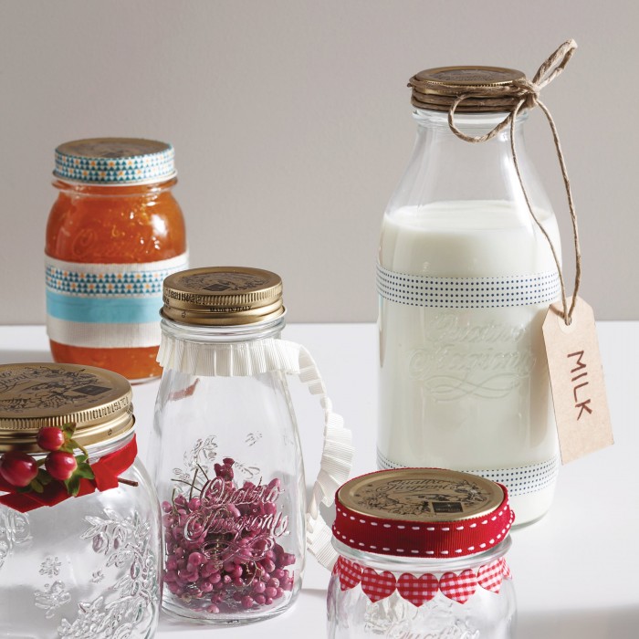 Sticla cu capac BORMIOLI QUATTRO STAGIONI 1000ml (3.65600)