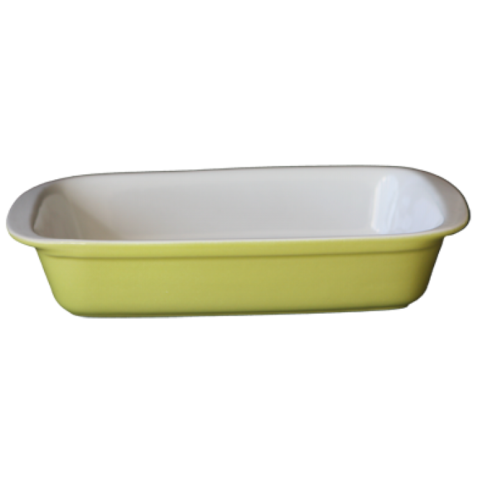 Tava ceramica CERUTIL 34x22x6cm verde