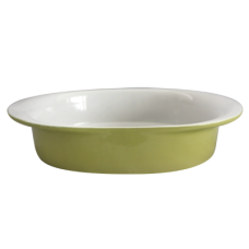 Tava ceramica ovala CERUTIL 32x25x6,5cm verde