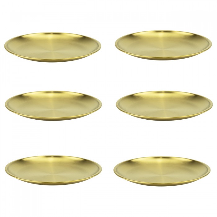 Farfurie Culinaro Gold 20cm,inox, aurie