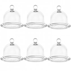 Farfurie din sticla cu capac Culinaro 9,5xh9,5cm,set 6 buc...