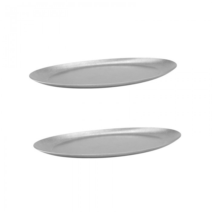 Farfurie ovala Culinaro Silver 22x12cm,inox