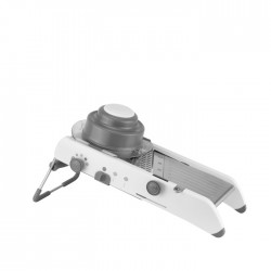 Feliator multifunctional pentru legume si fructe, 4 grosimi ajustabile, inox/plastic, 39x16x20cm...