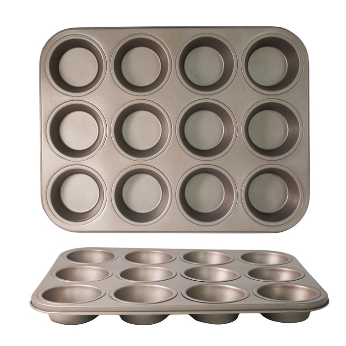 Forma metalica pentru copt RAKI 12 briose