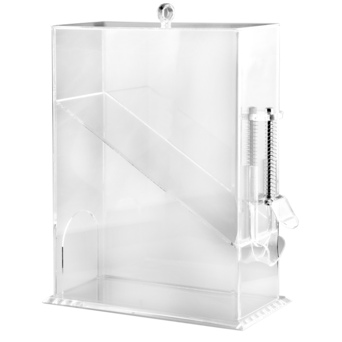 Dispenser cereale, fulgi de porumb RAKI policarbonat 15x32xh43cm