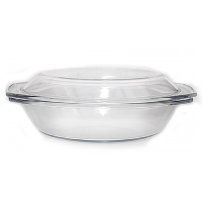 Vas yena cu capac WOL oval, sticla termorezistenta 2,9l 33,2x20,3xh11,1cm