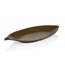 Platou servire, prezentare RAKI TERRA LEAF, 36,5x15,5xh4,6cm, frunza, verde