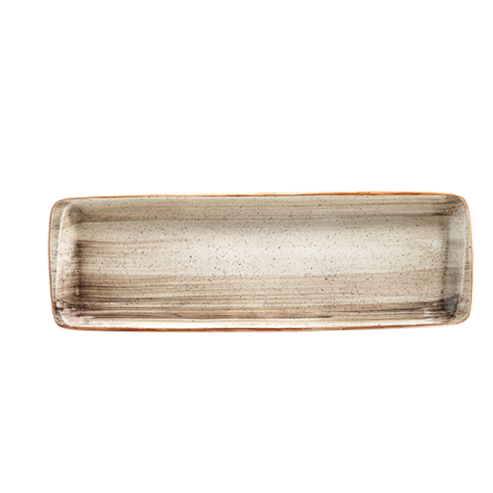Platou dreptunghiular BONNA TERRAIN din portelan 48x16cm (ATR MOV 49DT)
