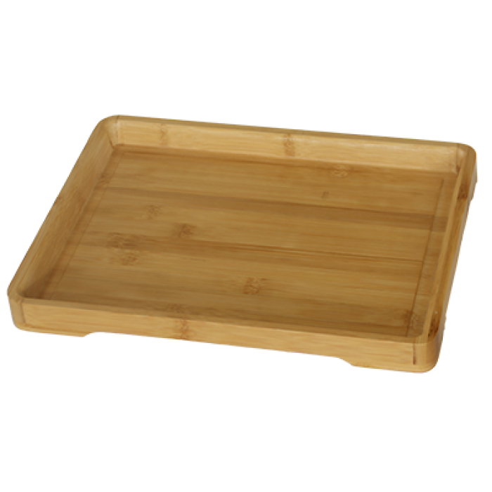 Tava din bambus pentru servire RAKI 33x25xh2,5cm dreptunghiulara