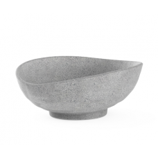Bol salata melamina, RAKI GRANITE, 26x22xh9,6cm, 1600ml, gri