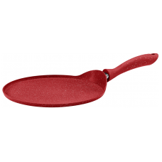Tigaie pentru clatite HASCEVHER GRANITE 24cm, strat antiaderent, rosie