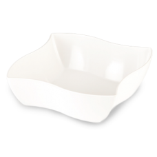 Bol melamina RAKI, 28x28xh9,5cm, alb